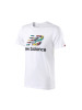 New Balance/NB男装短袖T恤圆领运动休闲上衣AMT81572 S 白色