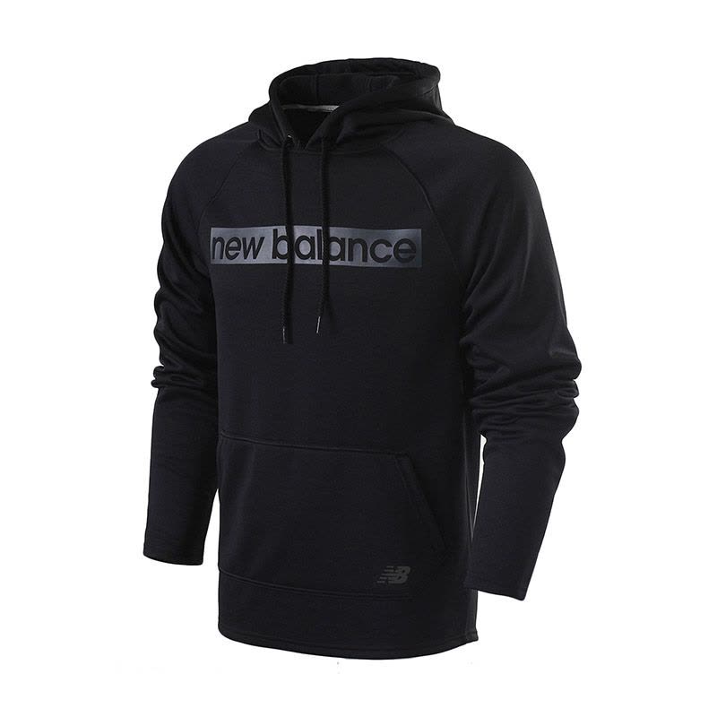 New Balance/NB男装长袖T恤春季新款休闲针织运动服MT73961 黑色 M图片