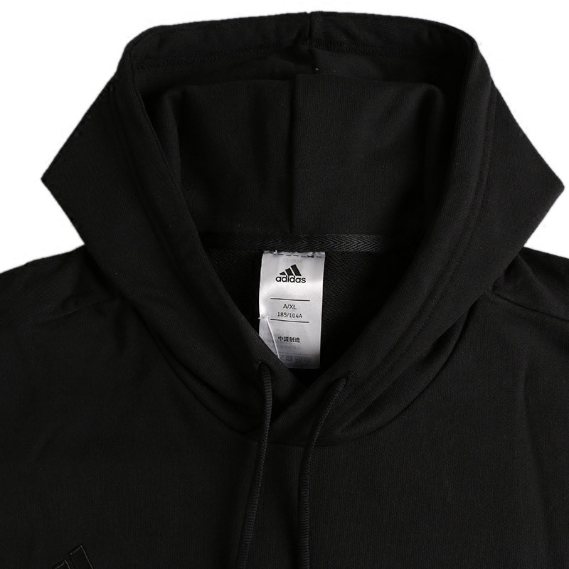 Adidas/阿迪达斯 男子运动服 秋季 运动休闲服卫衣创造者连帽足球套头衫 CE4026 黑色 L