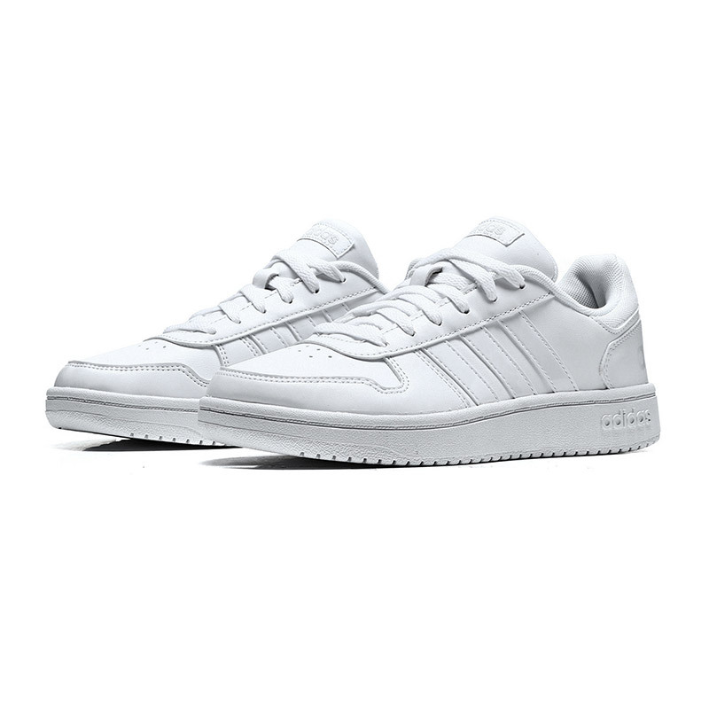 adidas阿迪达斯NEO女子板鞋低帮小白鞋休闲运动鞋DB0328 DB0328亮白+1度灰