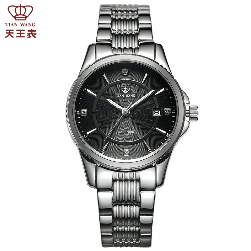 天王表(TIANWANG)新品石英表 正品商务女表精致时尚优雅气质钢带手表LS3731S/D