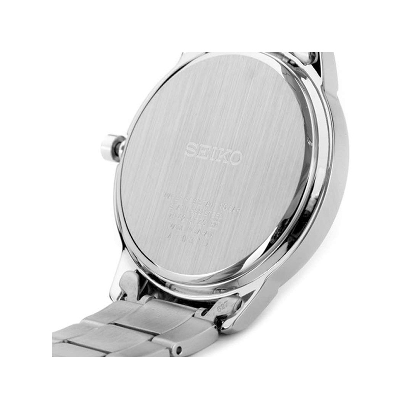 精工（SEIKO）石英表 男 商务休闲金属钢带石英男士表 SGEH09J1 SGEH09J1