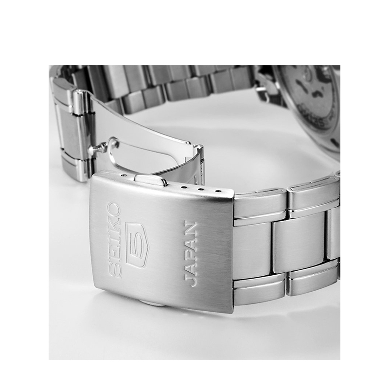 精工（SEIKO）机械表 男 5号系列夜光商务防水机械不锈钢带男表SNKM87J1 SNKM87J1