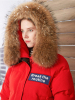 波司登BOSIDENG女士冬季常规款鹅绒中长款运动大毛领女韩版外套羽绒服 女B70142018