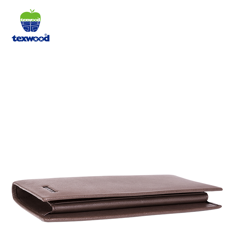TEXWOOD香港萍果头层牛皮钱夹男士钱包长款AA7A0041-05