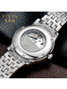 飞亚达(FIYTA)手表 经典系列轻奢间金自动机械男士手表防水日历钢带男表TGA068.TWT