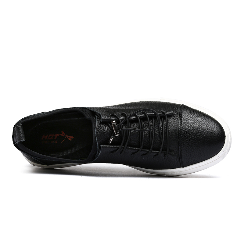 红蜻蜓男鞋正品韩版时尚休闲鞋圆头系带板鞋潮