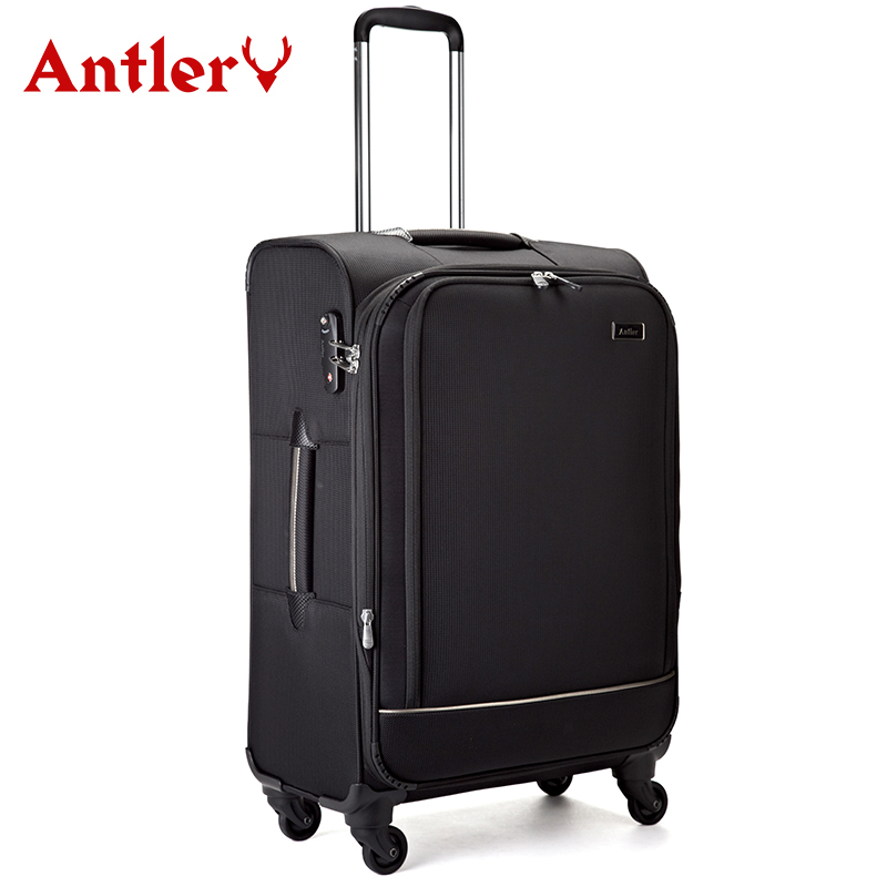Antler/安特丽拉杆箱万向轮女旅行箱软箱男商务出行登机箱李箱24寸