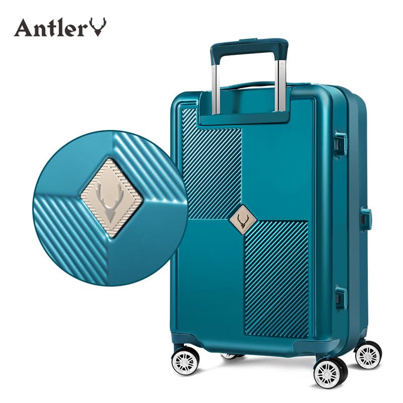 Antler/安特丽时尚简约可扩展拉杆箱万向轮旅行箱女密码箱行李箱男硬箱24寸图片