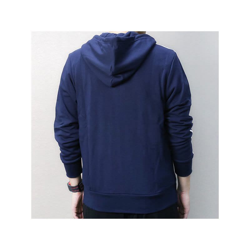 阿迪达斯adidas透气保暖运动服针织连帽夹克外套-S98787图片