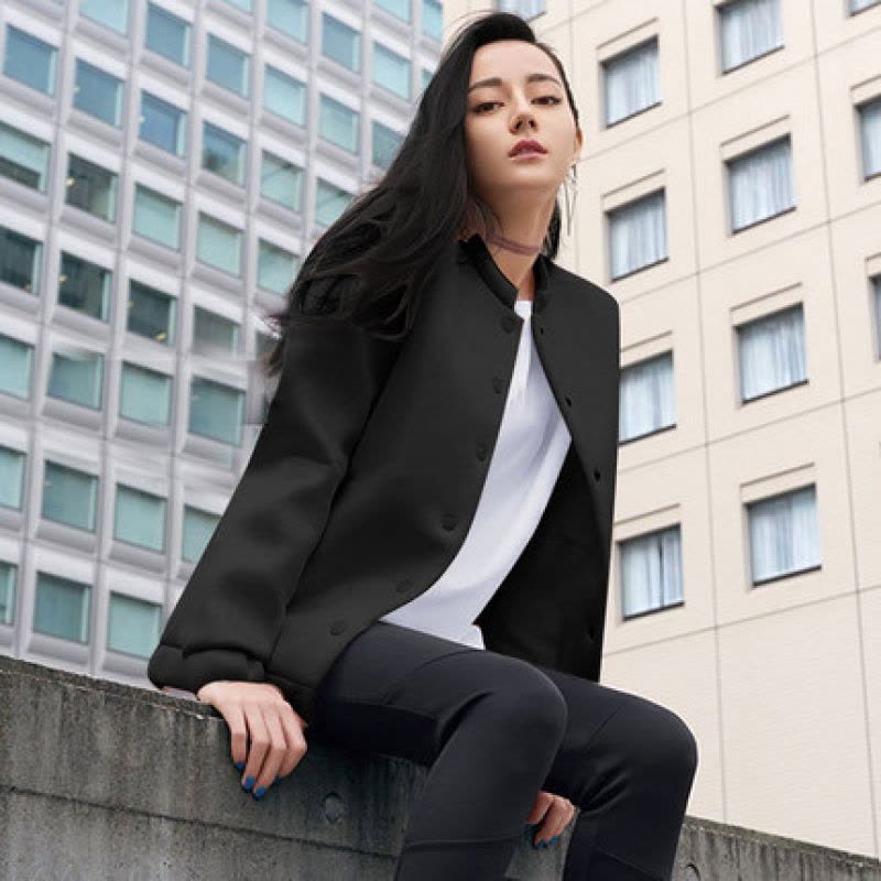 adidas阿迪达斯女装外套秋休闲保暖运动服开衫夹克CD1817图片