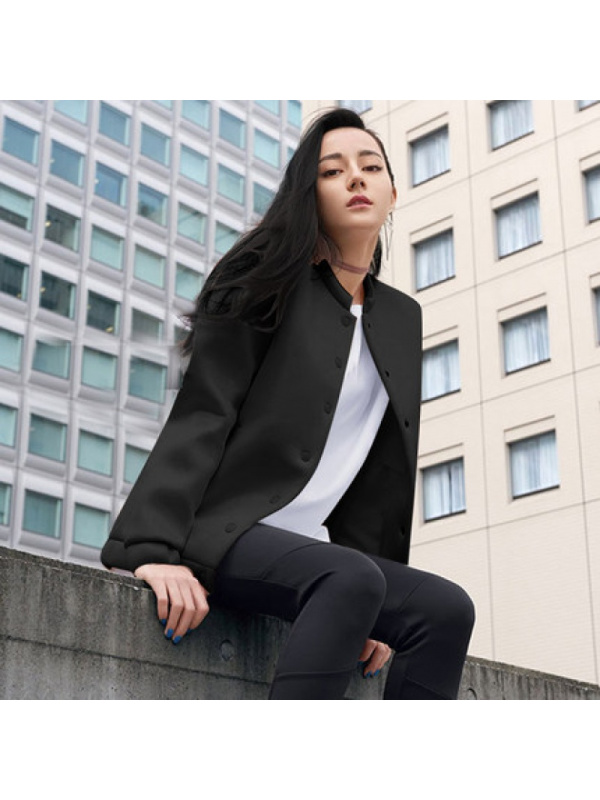 adidas阿迪达斯女装外套秋休闲保暖运动服开衫夹克CD1817