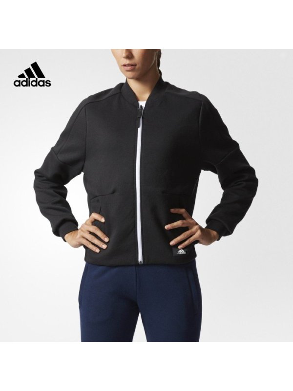 阿迪达斯女装休闲夹克运动百搭舒适外套-BK4978