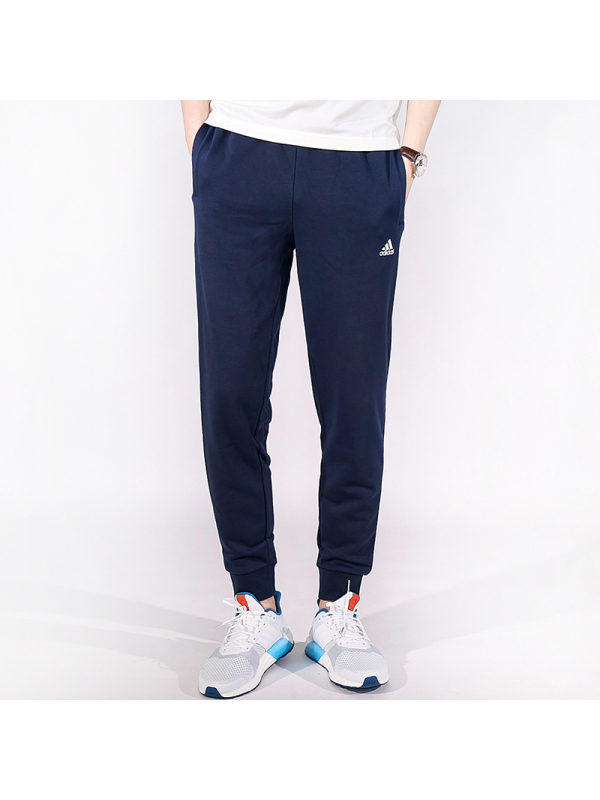 Adidas阿迪达斯男裤小脚运动裤收口跑步训练休闲长裤B47213