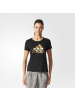 adidas阿迪达斯运动型格女子短袖T恤BP8396