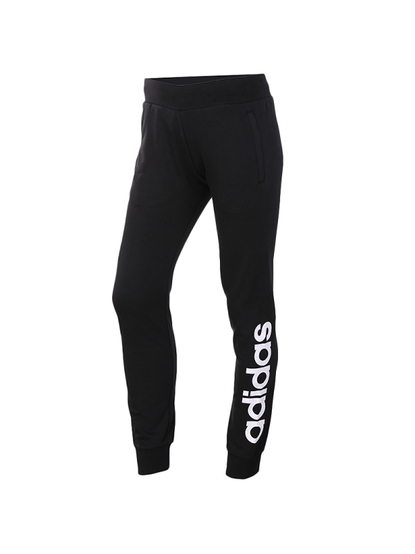 阿迪达斯女裤秋季运动裤针织显瘦收口小脚裤长裤BK5235