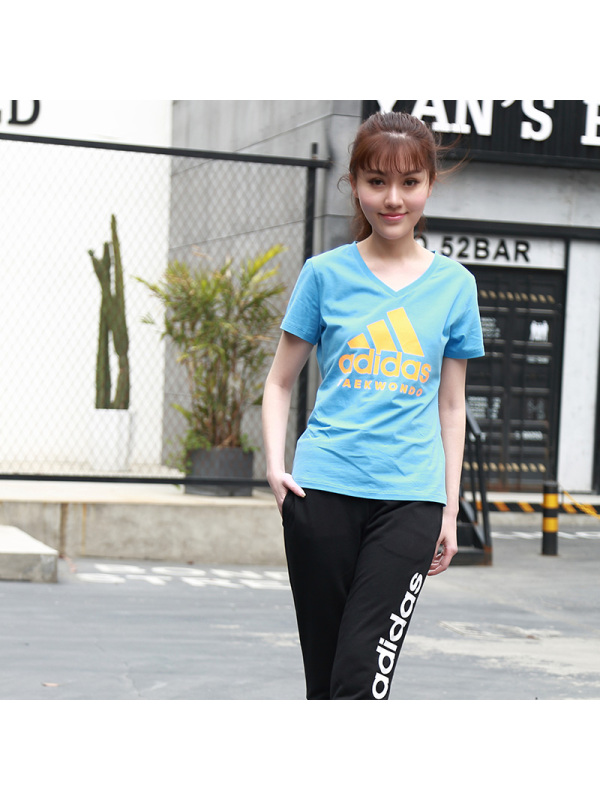 阿迪达斯adidas武道系列女装短袖T恤-ADICTTW-BUO