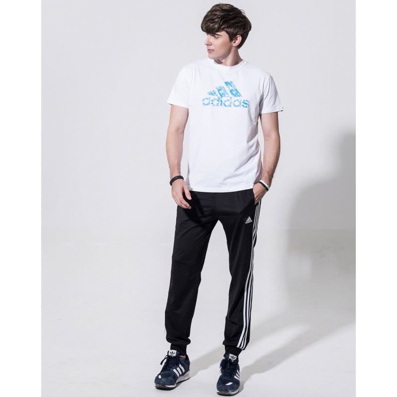 阿迪达斯adidas男装收腿长裤-TR30P3-BW图片