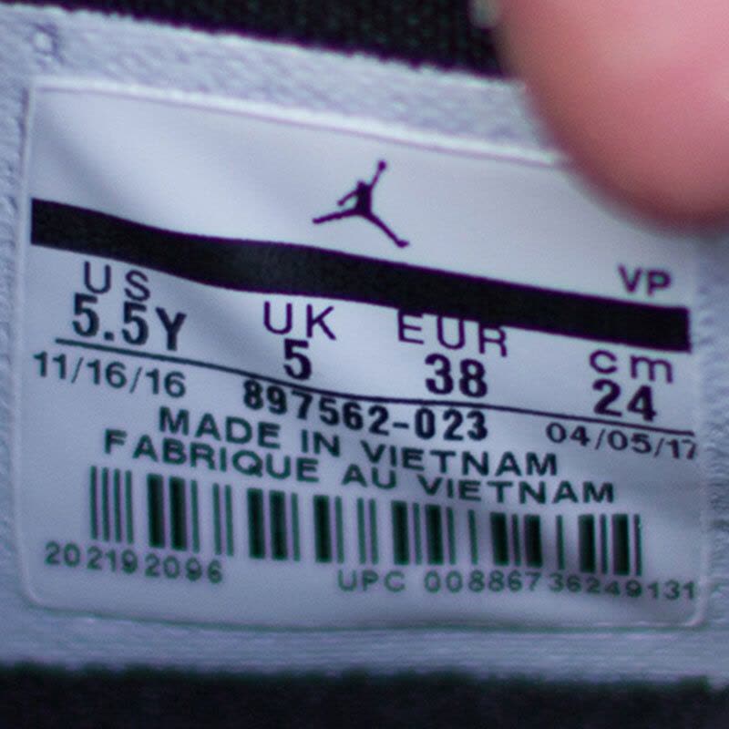 NIKE男女Air Jordan AJ31大童篮球鞋897562-023图片