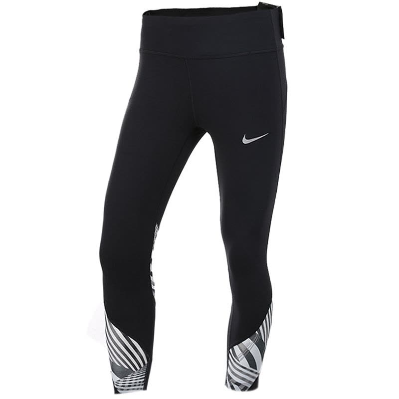 NIKE耐克女裤运动训练休闲透气中长裤打底裤855610-010图片