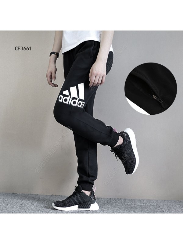 Adidas阿迪达斯运动裤女裤子秋季跑步针织休闲长裤CF3661