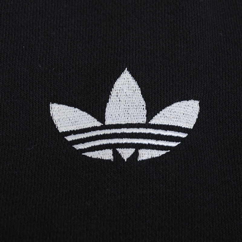 Adidas三叶草外套男抓绒保暖立领夹克AZ1108