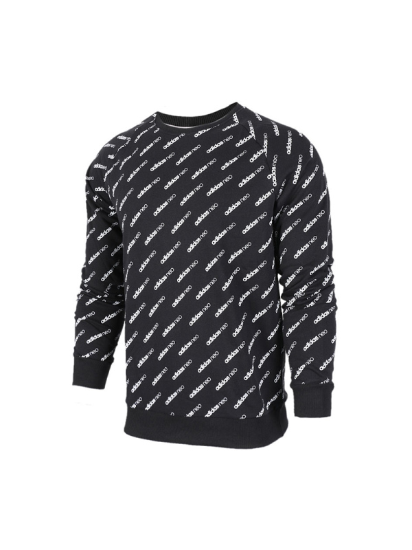 阿迪达斯adidasNEO男装圆领卫衣套头衫-BK6895