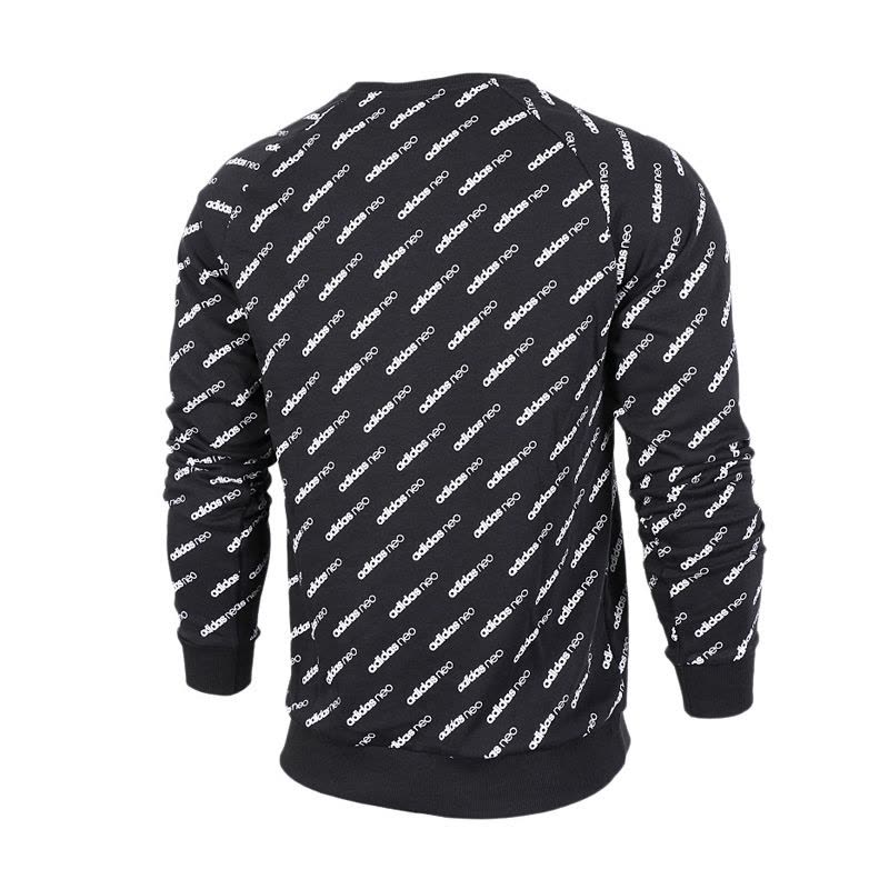 阿迪达斯adidasNEO男装圆领卫衣套头衫-BK6895图片