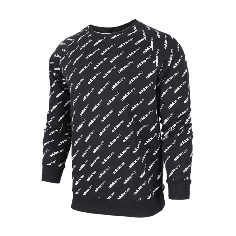 阿迪达斯adidasNEO男装圆领卫衣套头衫-BK6895图片
