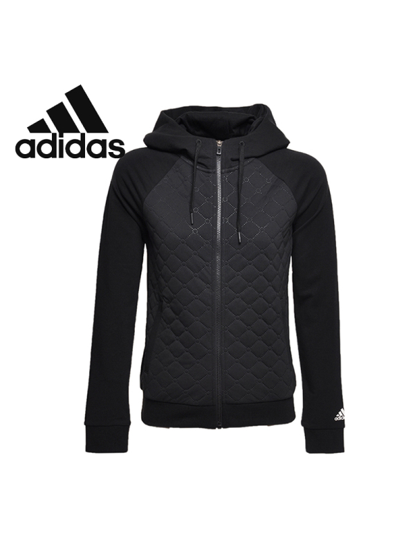 阿迪达斯adidas女装休闲舒适针织保暖夹克外套-AZ4877