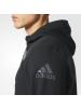 Adidas/阿迪达斯卫衣男纯色开衫黑色连帽休闲BK1129