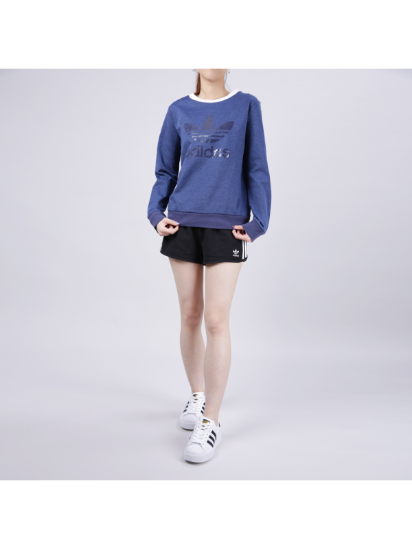 adidas阿迪达斯三叶草17年春季女子休闲套头衫BJ8293
