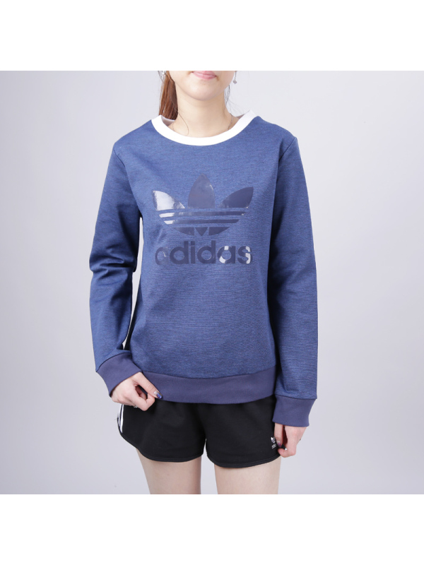 adidas阿迪达斯三叶草17年春季女子休闲套头衫BJ8293
