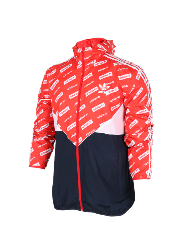 阿迪达斯三叶草外套秋季男子防风衣运动休闲透气夹克BR9496