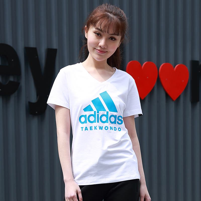 Adidas阿迪达斯短袖女速干透气运动休闲T恤图片