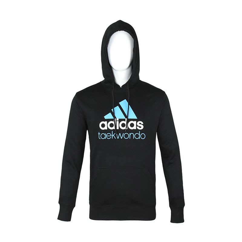 正品阿迪达斯男装修身外套连帽卫衣套头衫运动休闲服图片