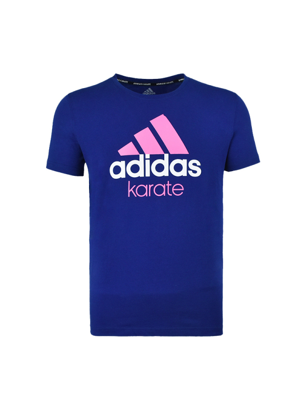 阿迪达斯童装针织T恤运动短袖经典logoT恤