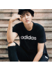 阿迪达斯男春季时尚透气运动休闲圆领学生短袖跑步T恤-BR4066