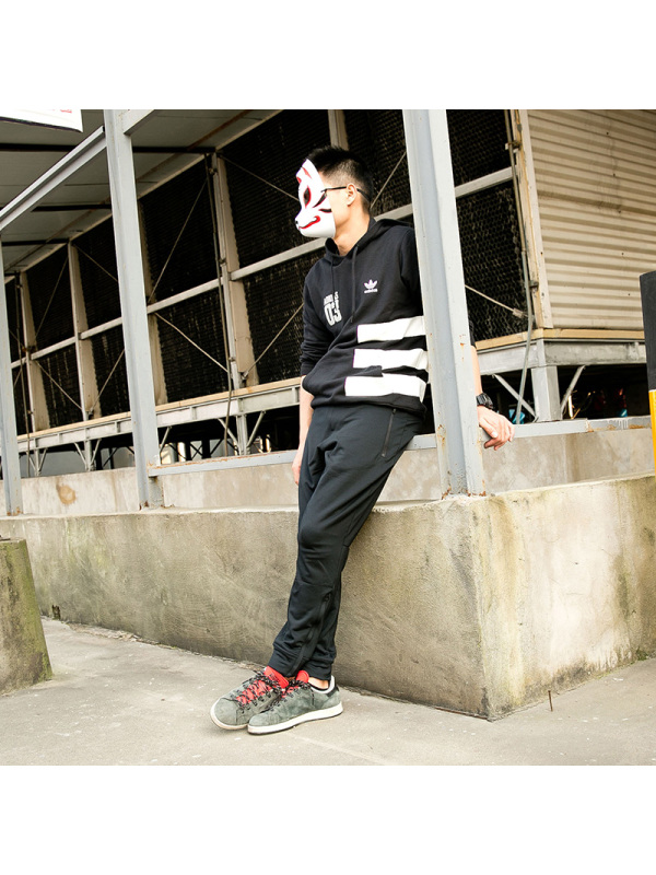 ADIDAS阿迪达斯长裤男子秋冬运动训练保暖加厚针织休闲裤-S94485