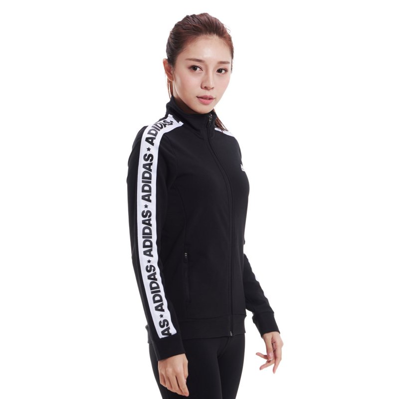 Adidas阿迪达斯女装秋季运动休闲立领夹克外套-AZ4876