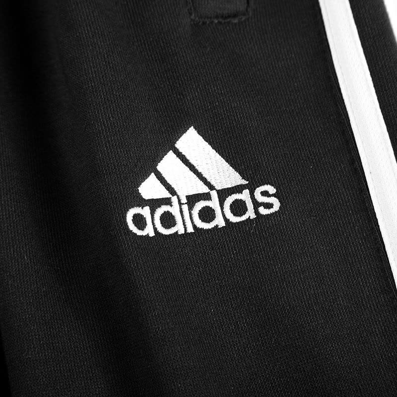 阿迪达斯男休闲运动长裤直筒宽松健身训练裤针织透气服图片