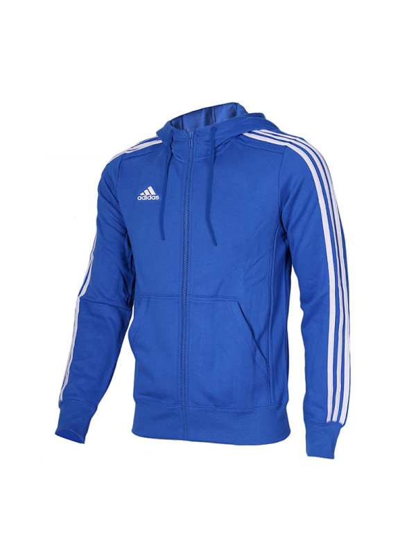 阿迪达斯春季正品男运动休闲连帽夹克立领外套