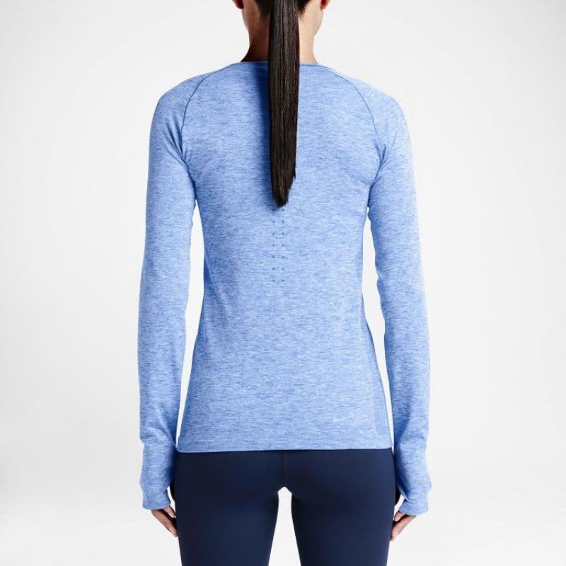 NIKE耐克DRI-FIT女跑步速干针织衫长袖T恤-718583-486图片