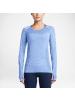 NIKE耐克DRI-FIT女跑步速干针织衫长袖T恤-718583-486