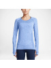 NIKE耐克DRI-FIT女跑步速干针织衫长袖T恤-718583-486