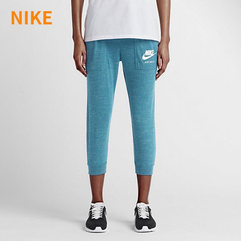 耐克NIKE女装夏季运动裤透气休闲七分裤中裤-726054-418图片