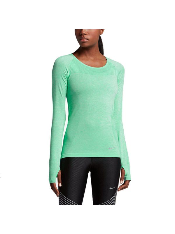 耐克nike女装冬款跑步运动休闲针织卫衣套头衫-718583-387