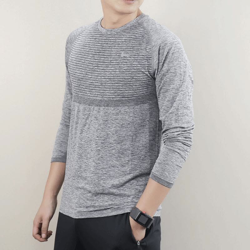 耐克男装冬季圆领防风保暖跑步运动长袖圆领T恤-717761-010图片