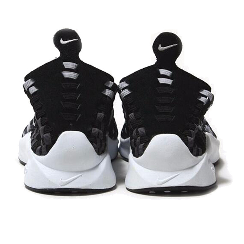 NIKE耐克JUVENATEWOVEN男女黑白编织休闲跑鞋312422-006