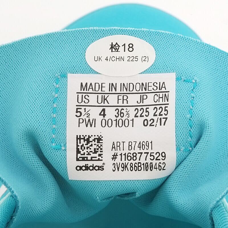 ADIDAS阿迪达斯女子轻便透气运动舒适休闲鞋B74691图片